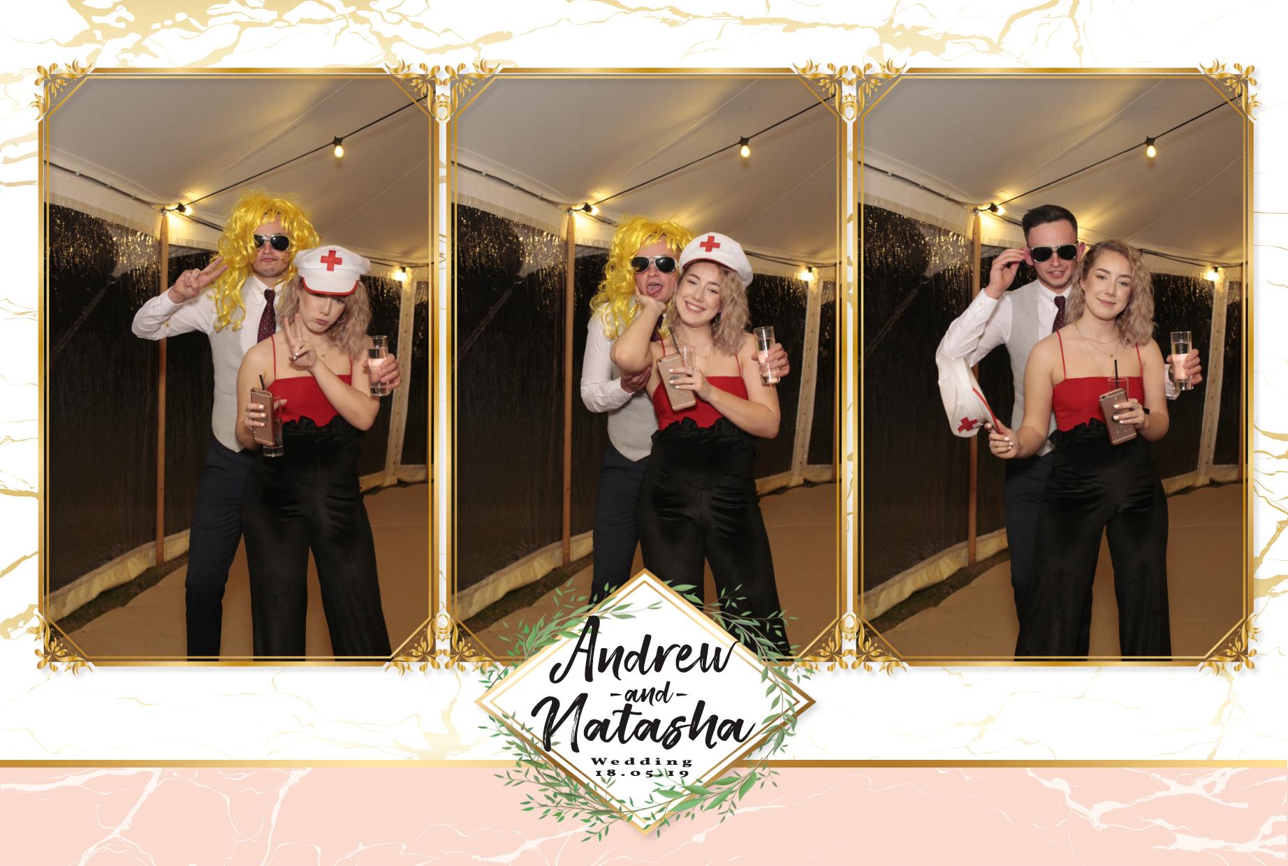 Andrew & Natasha's Wedding  | View more photos from the event at gallery.myphotoboothexperience.co.uk/u/MyPhotoBoothExperienceLtd/Andrew-Natashas-Wedding